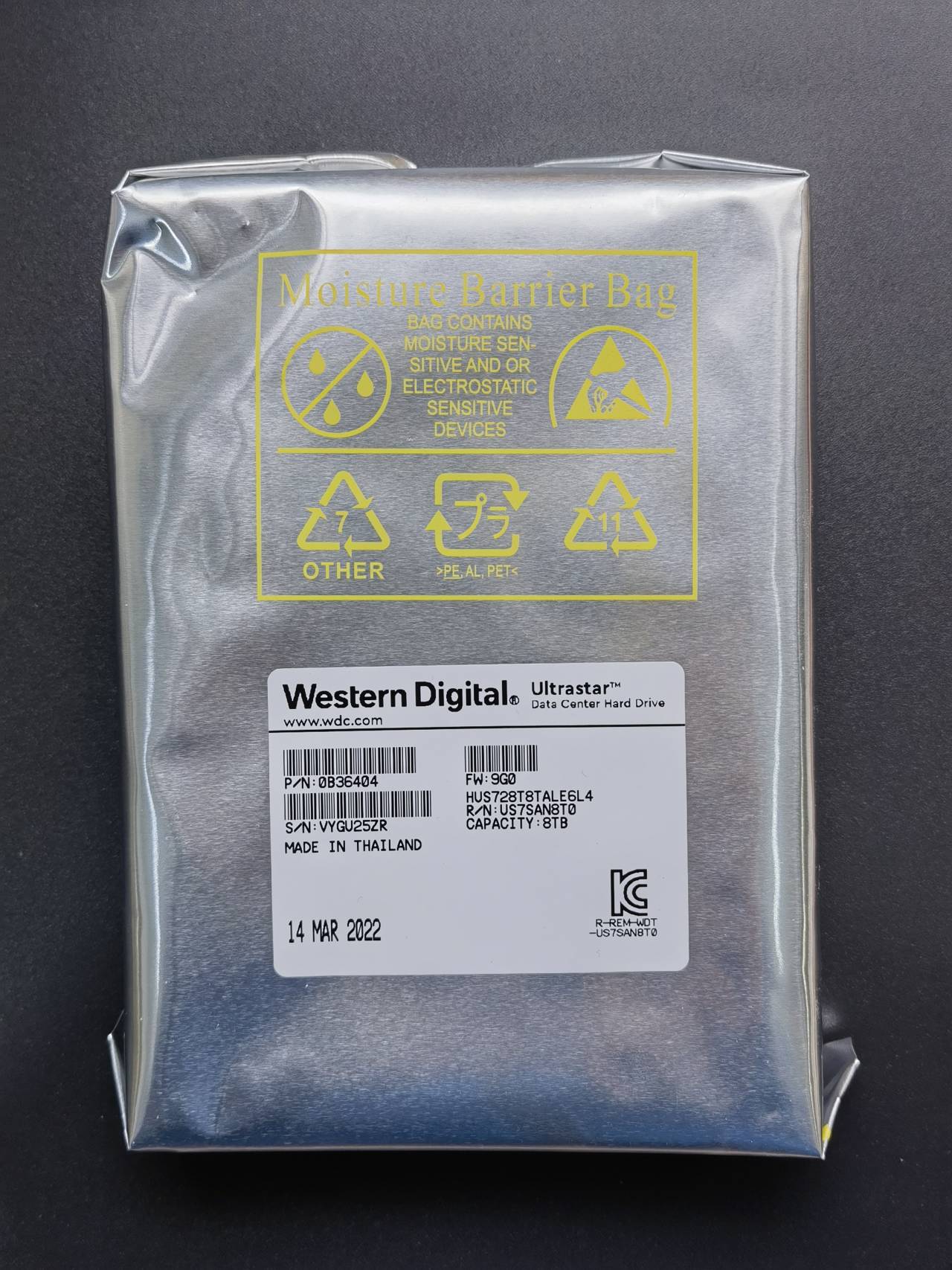 WD西部数据HC320 330 8TB HUS728T8TALE6L4企业级NAS机械硬盘10TB - 图3