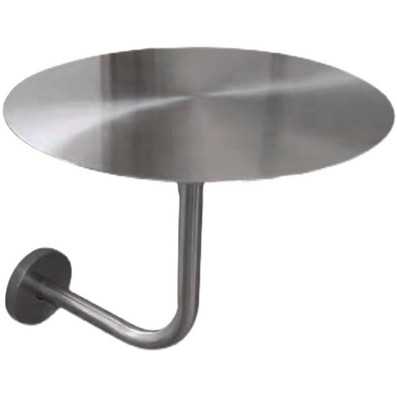 现代简约奶茶店咖啡厅网红款壁装不锈钢小圆桌靠墙壁挂桌卡座桌子,淘宝优惠券,粉丝福利购,淘宝优惠卷