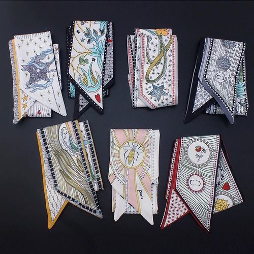 韩禾 Двусторонная сумка, барсетка, ручка, лента, шейный платок, ремень