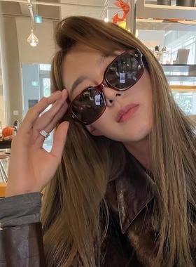 防紫外线方框慵懒风复古太阳眼镜