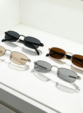 Jennie同款老钱风墨镜女长方形