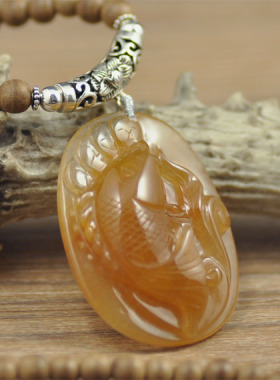 水晶民族风小众设计感吊坠项链