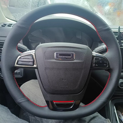 16-21款观致5方向盘套真皮13-15-17-21年观致3把套专用手缝全包款 - 图1