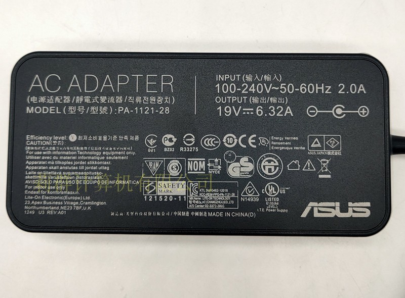 ASUS华硕充电器N750 A550J G58J笔记本电脑适配器19V6.32A电源线 - 图2