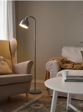 IKEA/宜家洛德弗利落地灯阅读灯客厅创意北欧极简装饰洛地灯装饰