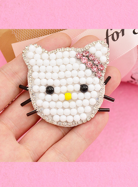 卡通情侣kitty猫胸针儿童胸花