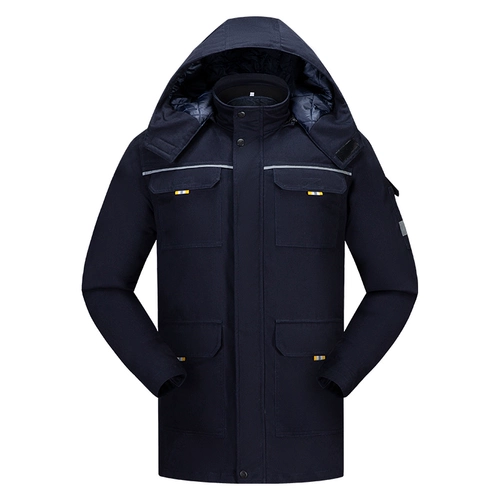 Зимний хлопковый пуховик для работы, куртка, увеличенная толщина, делается под заказ