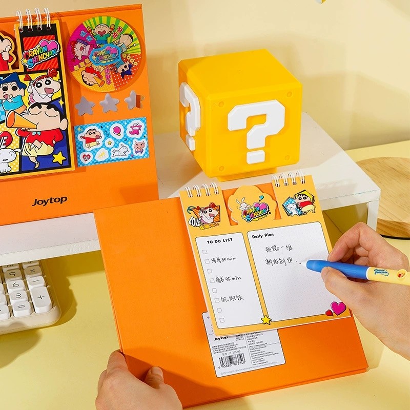 2026正版新款小库小新台历学生索引备忘录办公室卡通桌面摆件日历,淘宝优惠券,粉丝福利购,淘宝优惠卷