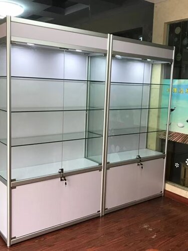 玻璃展柜展示柜陈列柜家用手办动漫模型柜精品展览货架乐高展示架 - 图1