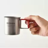 Японский Evernew Loves Play Bull ECA610/611 Titanium Cup 300/400 мл Mark Cup Cump Outdoor Camping