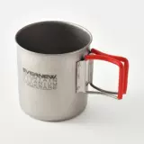 Японский Evernew Loves Play Bull ECA610/611 Titanium Cup 300/400 мл Mark Cup Cump Outdoor Camping