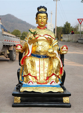 神像彩绘东海树脂玻璃钢龙王爷