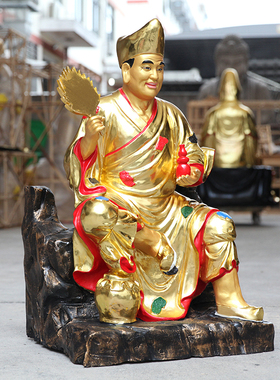 寺庙供奉1米1活佛济公佛像李修元降龙罗汉道济树脂神济癫和尚圣僧