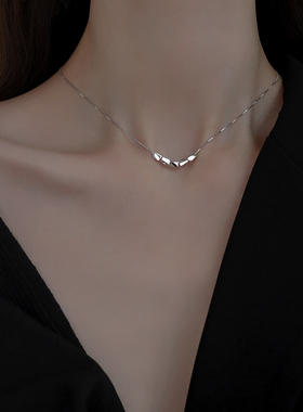 925纯银转运豆豆项链女