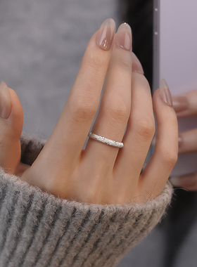 999足银满天星女戒韩版新款