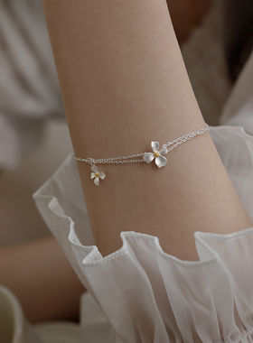 999纯银栀子花手链女2025新款