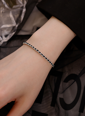 银奥女999足银手链小众设计感