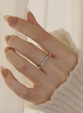 999足银竹节女戒新中式