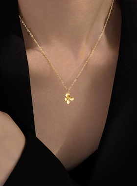 银奥999纯银女时尚轻奢项链