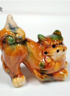 小摆件客厅园林陶瓷仿古