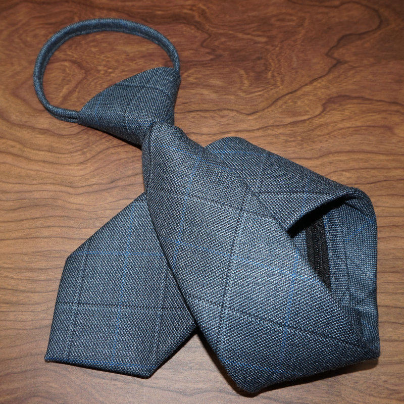 免打结羊毛呢7-8cm拉链款 男正装商务韩式休闲格子懒人复古领带,淘宝优惠券,粉丝福利购,淘宝优惠卷