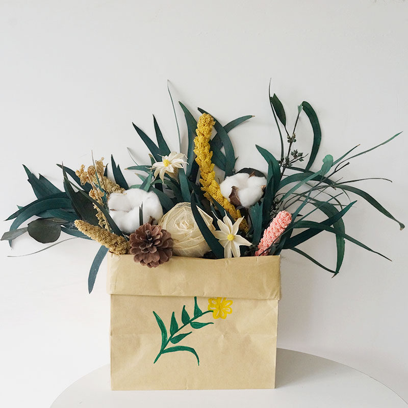 麦子干花包开业乔迁家居橱窗田园森系ins风纸袋装饰天然干花摆件,淘宝优惠券,粉丝福利购,淘宝优惠卷