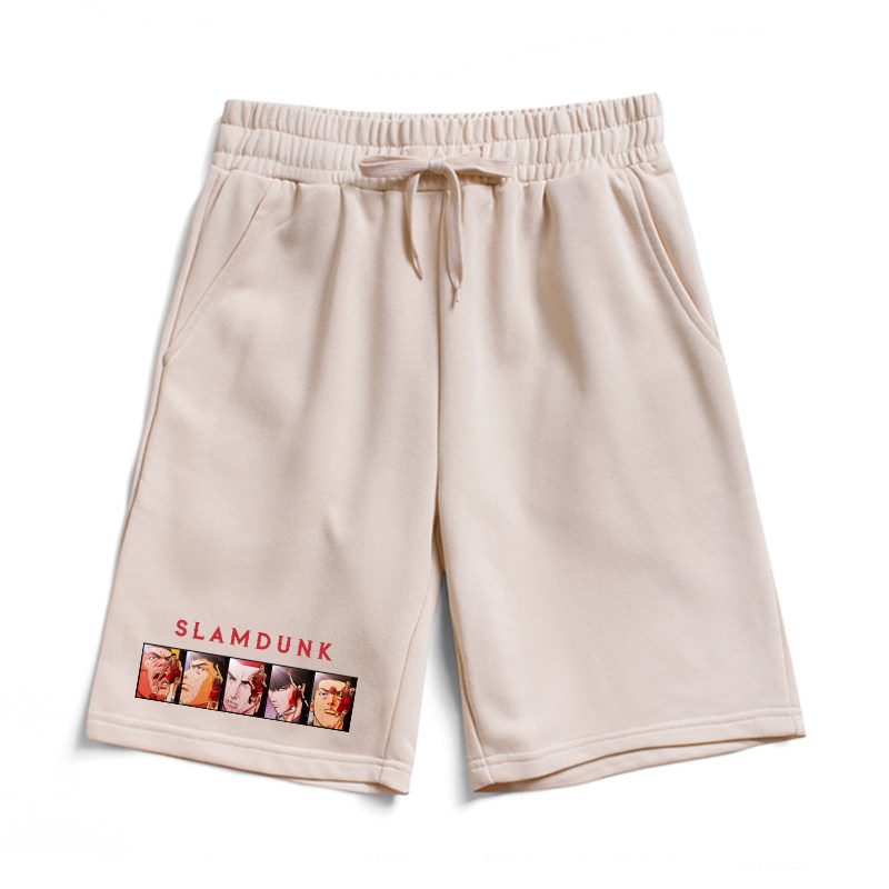 国潮复古灌篮高手趣味搞笑纯棉短裤休闲裤男女健身宽松裤子夏季,淘宝优惠券,粉丝福利购,淘宝优惠卷