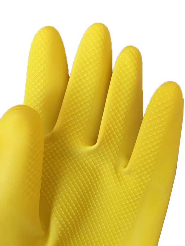 十双装南洋牛筋乳胶手套加厚牛筋手套洗碗家务手套工业级橡胶耐用 - 图0