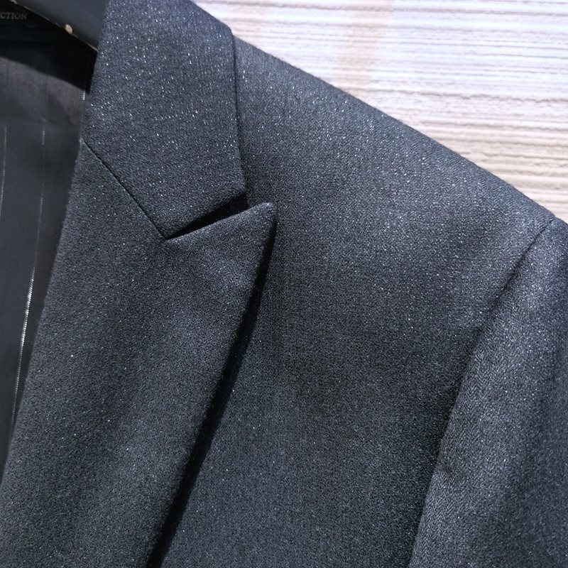 秋冬灰黑正装羊毛混纺商务西服男士戗驳领时尚新款无衩上班西装,淘宝优惠券,粉丝福利购,淘宝优惠卷
