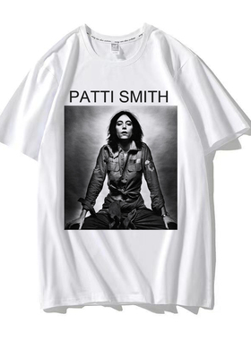 清仓款反思朋克女权patti smith帕蒂史密斯男女短袖T恤衫S-5XL全