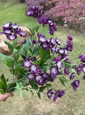 敏美庭墨兰仿真花家居，婚庆
