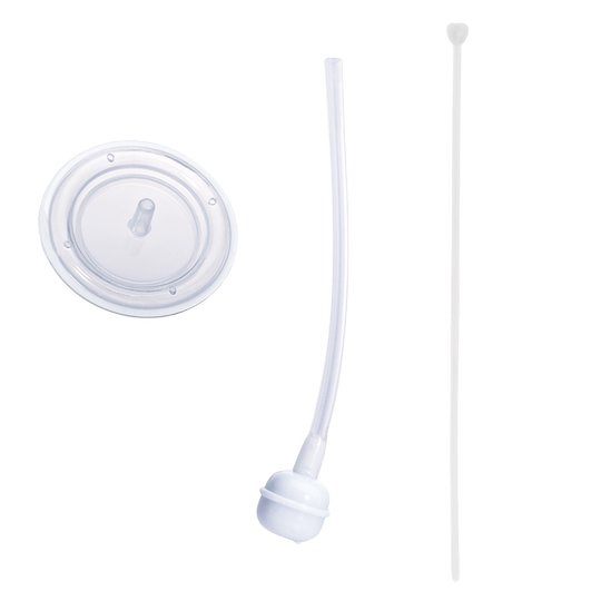 Beierxin wide-caliber glass bottle straw accessories gravity ball straw anti-colic device
