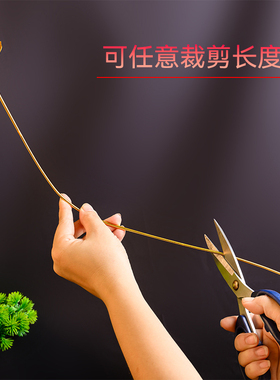 鎏金小荷花手拿花法器文殊普贤供花菩萨手上三圣大势莲花摆件花
