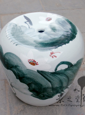 凉凳庭院子室户外防水荷韵陶瓷器