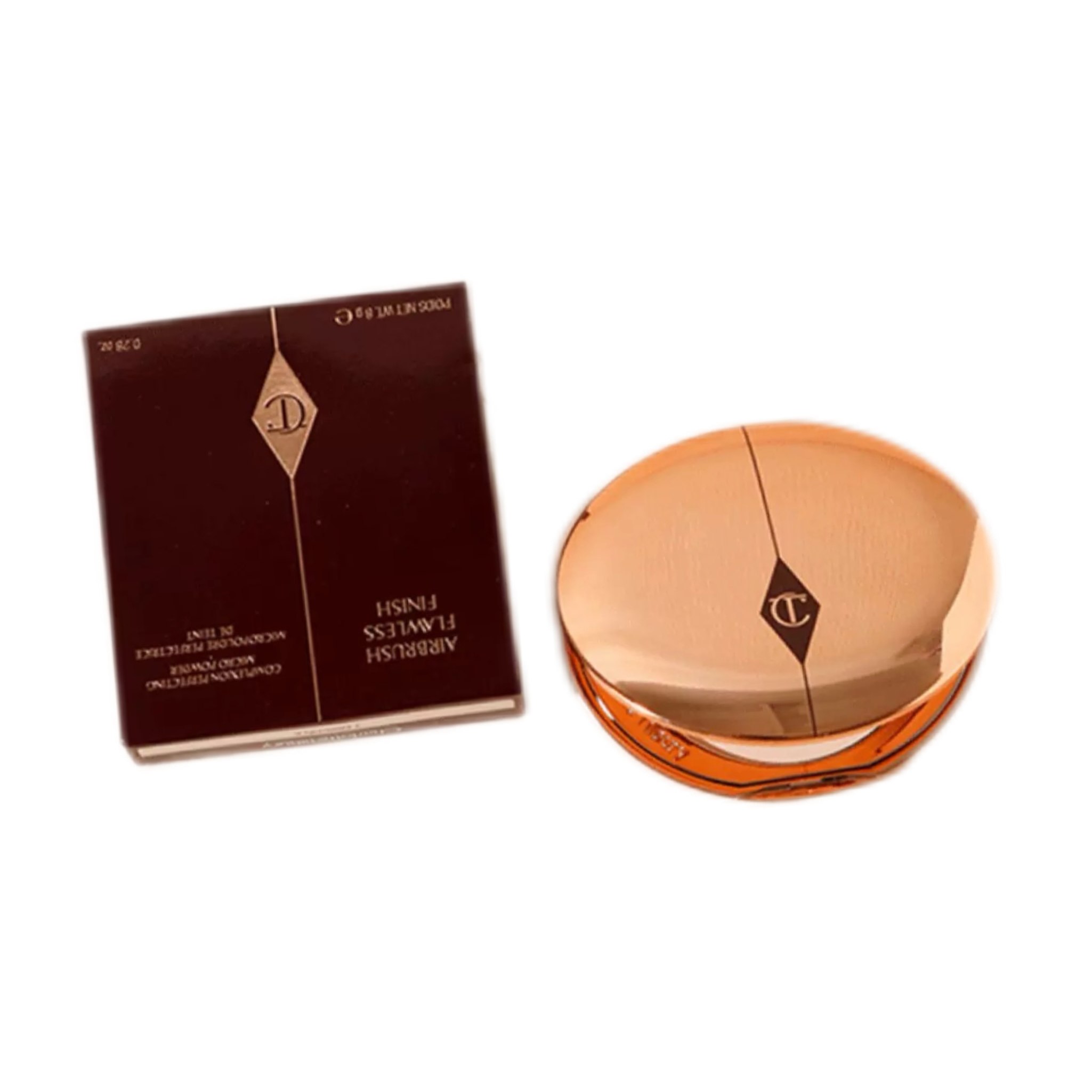 CT无暇蜜粉饼定妆遮瑕持久控油哑光#01fairP偏白#02medlum自然 8g - 图3