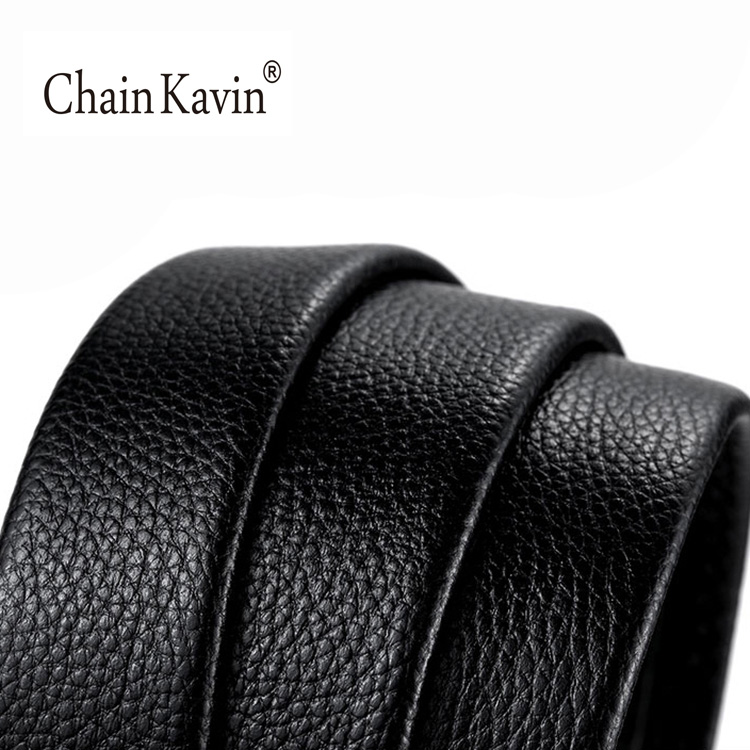 ChainKavin皮带男无头商务自动带青年百搭经典荔枝纹原版礼盒包装_Chain Kavin专柜店_服饰配件/皮带/帽子/围巾