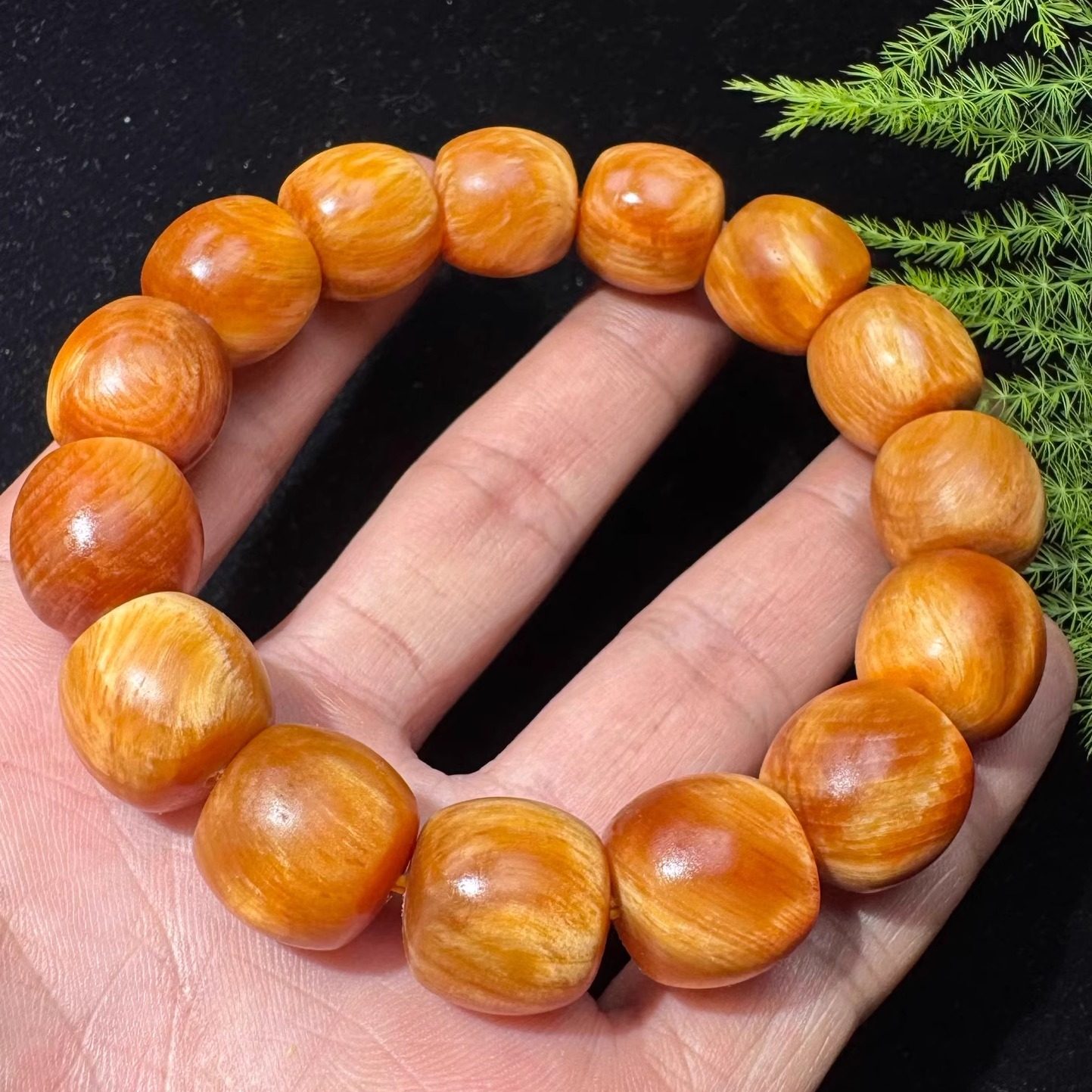 天然北沉香老型珠原生态琥珀木满油全透光佛珠手串东北松明子,淘宝优惠券,粉丝福利购,淘宝优惠卷