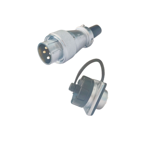 WEIPU威浦航空插头WS20 TQ+Z 2孔 J5K7 J9 12芯J15芯方形法兰插座 - 图3