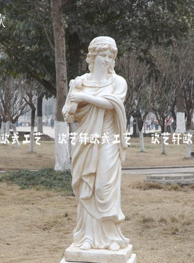 欧式风雕像咖啡厅过道乐队工艺品