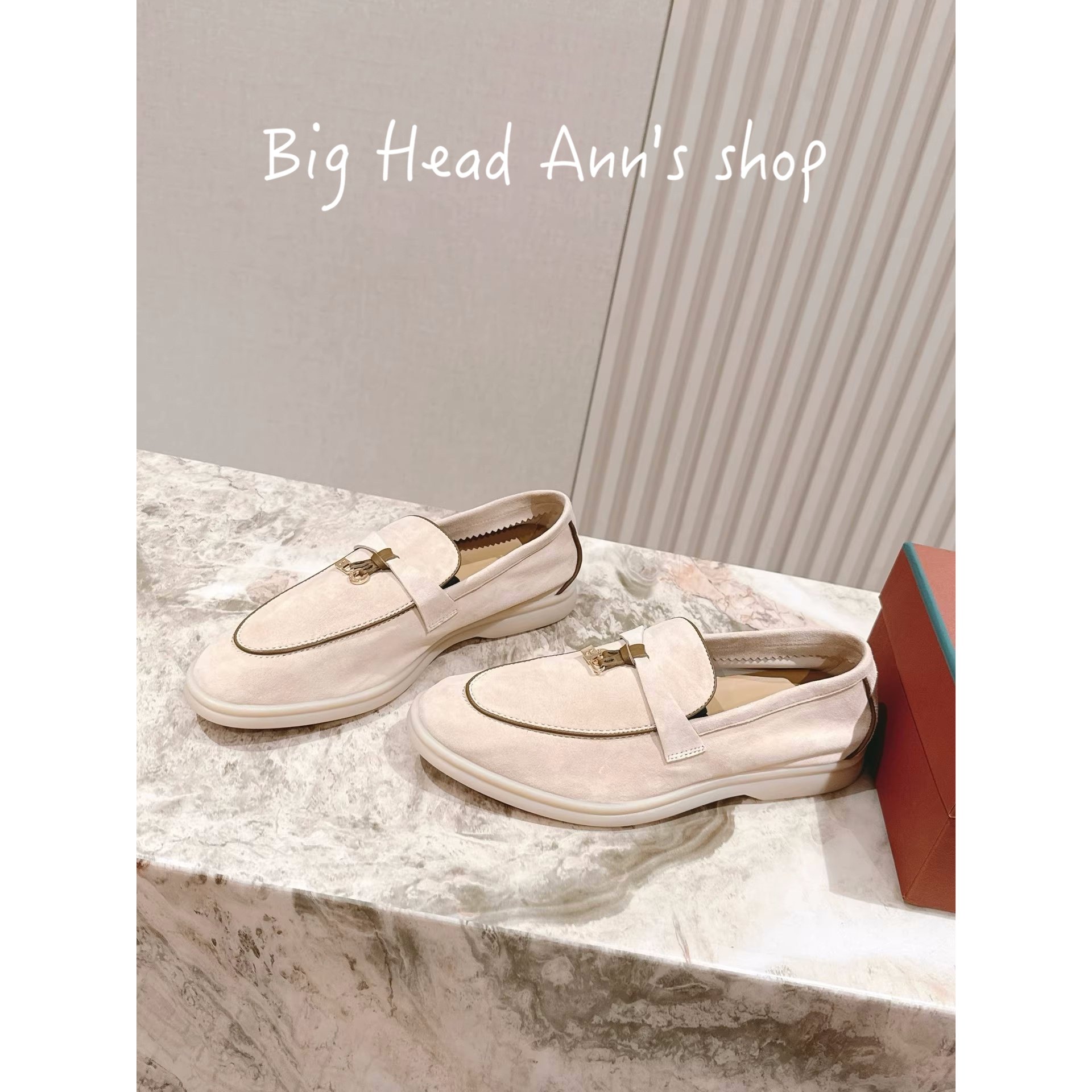 Big Head Ann's shop/流苏扣乐福鞋女一脚蹬懒人鞋软底百搭豆豆鞋,淘宝优惠券,粉丝福利购,淘宝优惠卷