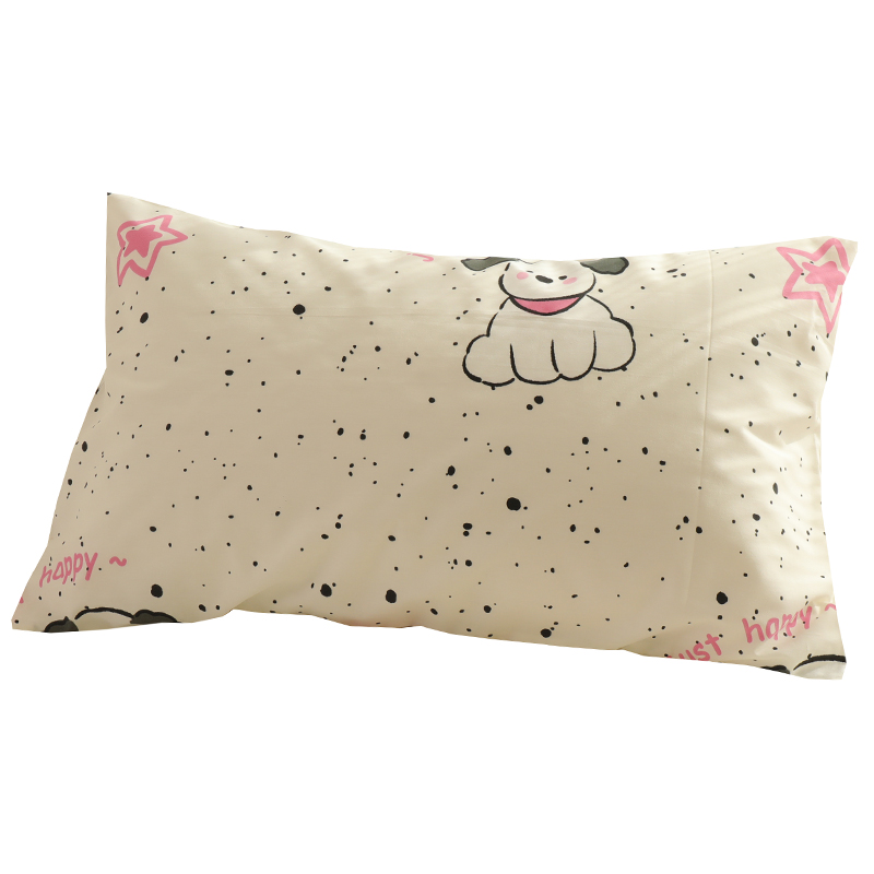 帕恰小狗 可爱儿童枕套单个枕头套一对家用纯棉100全棉48cmx74cm
