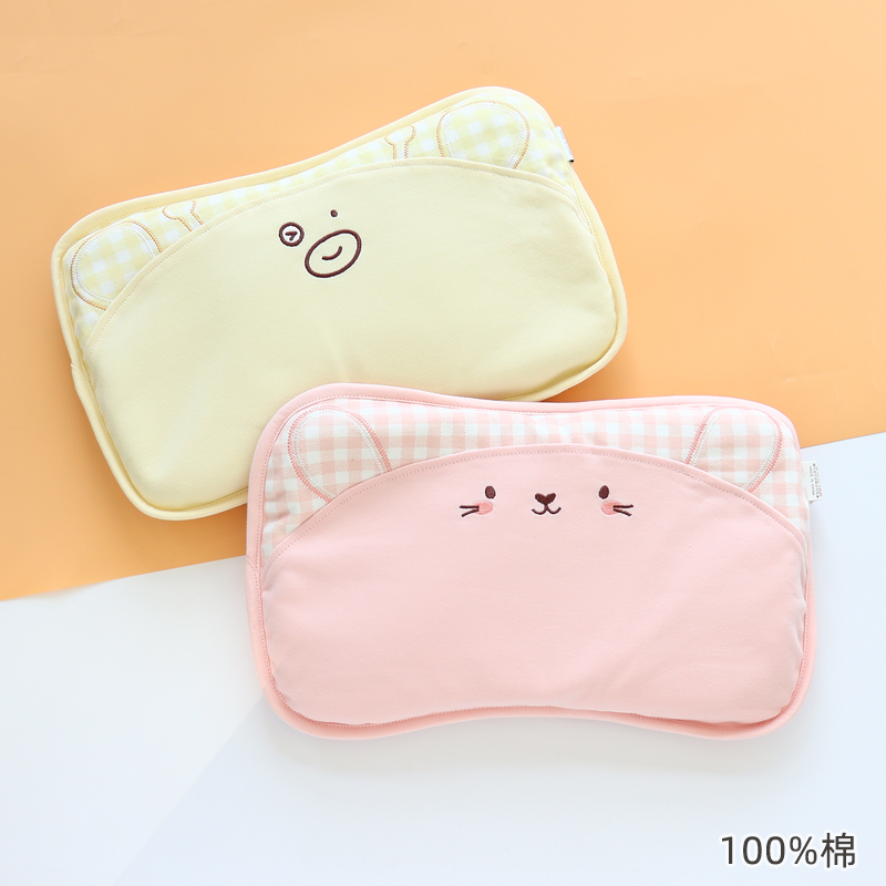 童泰婴儿枕头0到6个月以上新生儿枕套纯棉1岁宝宝专用儿童小枕头 - 图2