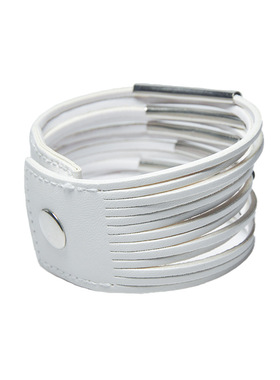 复古做旧民族风时尚个性多层皮带式纽扣 穿管式 手链手镯节日礼物