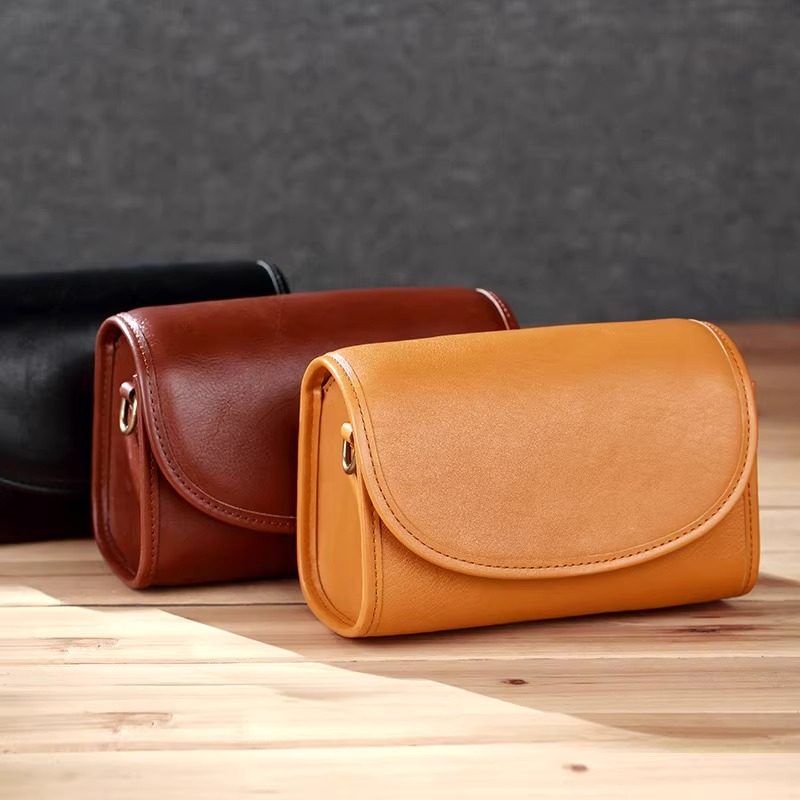 斐格真皮女包牛皮小方包2024新款复古小包休闲百搭软皮单肩斜挎包,淘宝优惠券,粉丝福利购,淘宝优惠卷