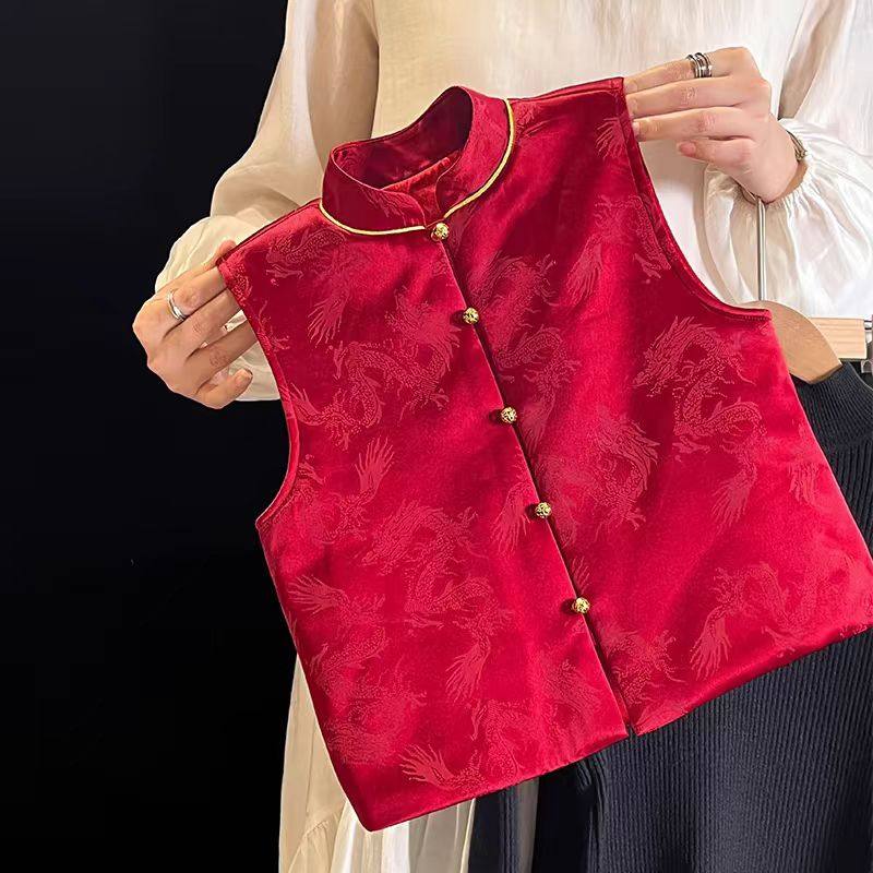 送教程203男女通用儿童中式唐装坎肩马甲背心拜年服装裁剪图纸样,淘宝优惠券,粉丝福利购,淘宝优惠卷