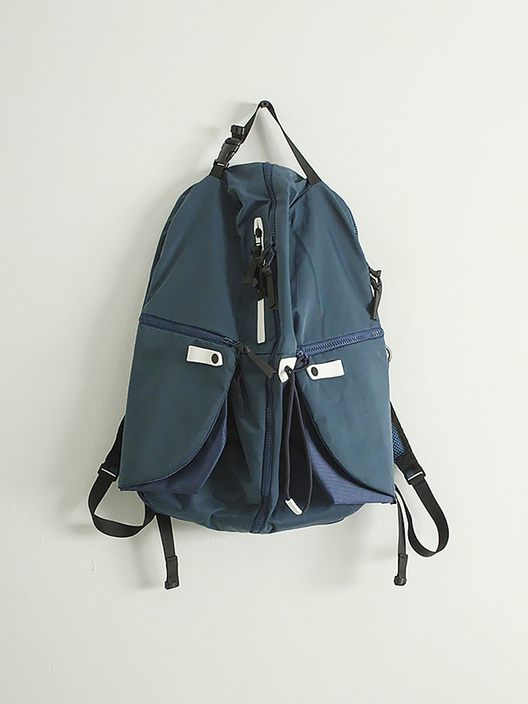 韩国代购 middle zipper multi pocket back pack 多口袋机能背包 - 图3