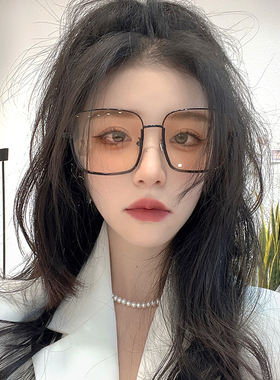 墨镜女夏季韩版大框圆脸太阳镜男