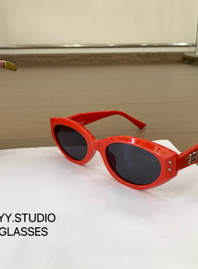 墨镜女高级感复古猫眼Jennie同款