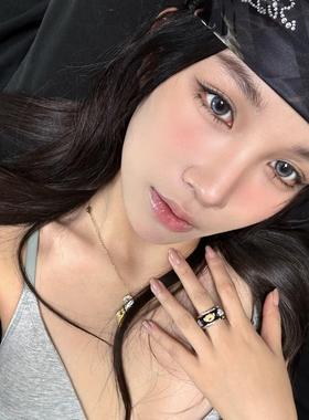 13DEMARZO饼干小熊珐琅戒指