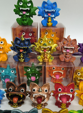 云南瓦猫非遗特色文化树脂摆件